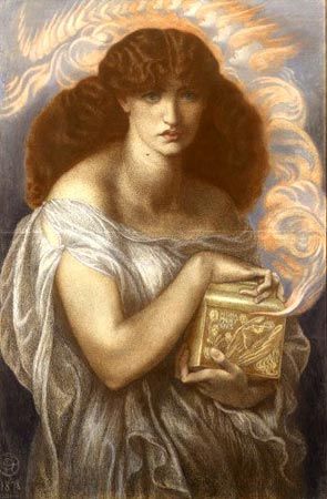 ‘Pandora’ 1878 Dante Gabriel Rossetti (1828 – 1882) Mother of Pyrrha